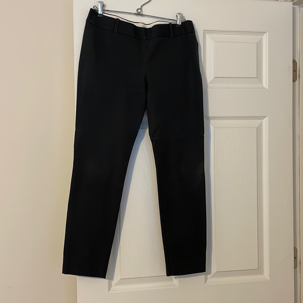 J Crew skinny full length pant in charcoal. Size 2. City Fit.